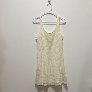 Express Cream Lace Dress